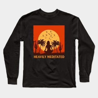 Beach meditation Long Sleeve T-Shirt